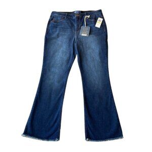 Democracy Ab Solution Itty Bitty Boot Jeans Women's 14P PETITE Dark Indigo NWT